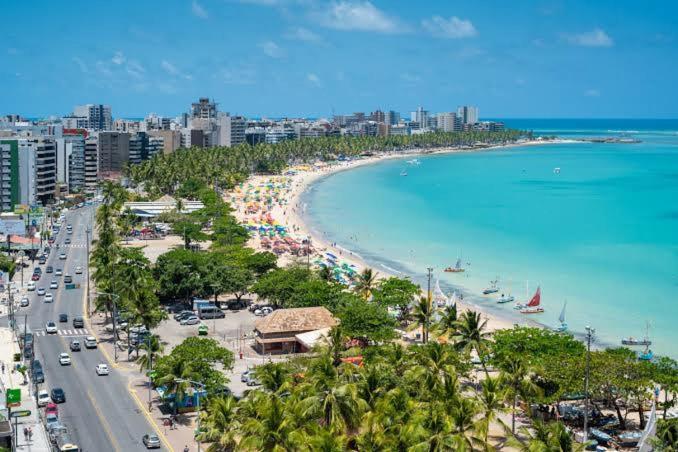 Apartamento Top A Beira-Mar Na Pajucara - Maceio المظهر الخارجي الصورة